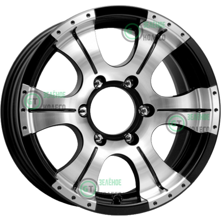 8xR16 5x139.7 ET-15 D110.1 K&K КС473 Алмаз черный Байконур 8xR16 5x139.7 ET-15 D110.1 K&K КС473 Алмаз черный Байконур