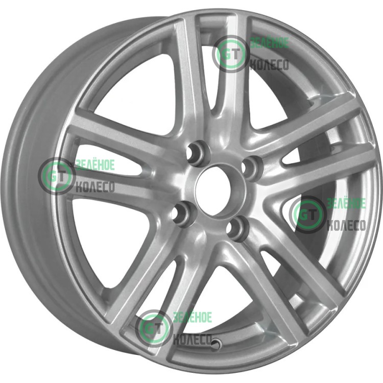 5.5xR14 4x100 ET43 D60.1 Tech Line 429 Silver