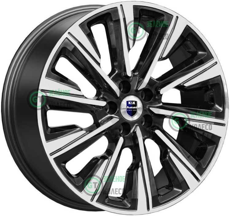 7.5xR19 5x114.3 ET38 D67.1 K&K КС1039 Галего Алмаз черный