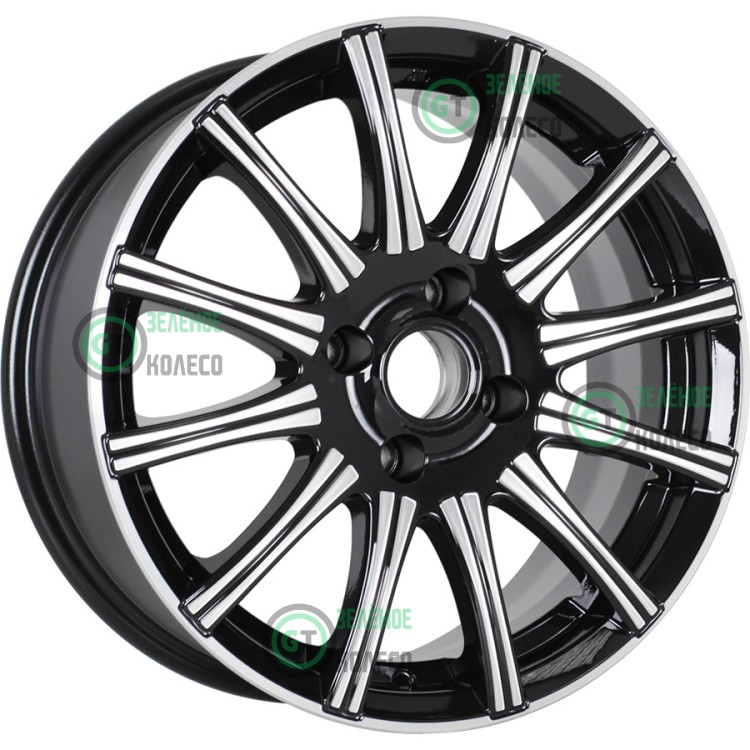 5xR13 3x98 ET35 D60.2 K&K КС477 Алмаз черный Сиеста