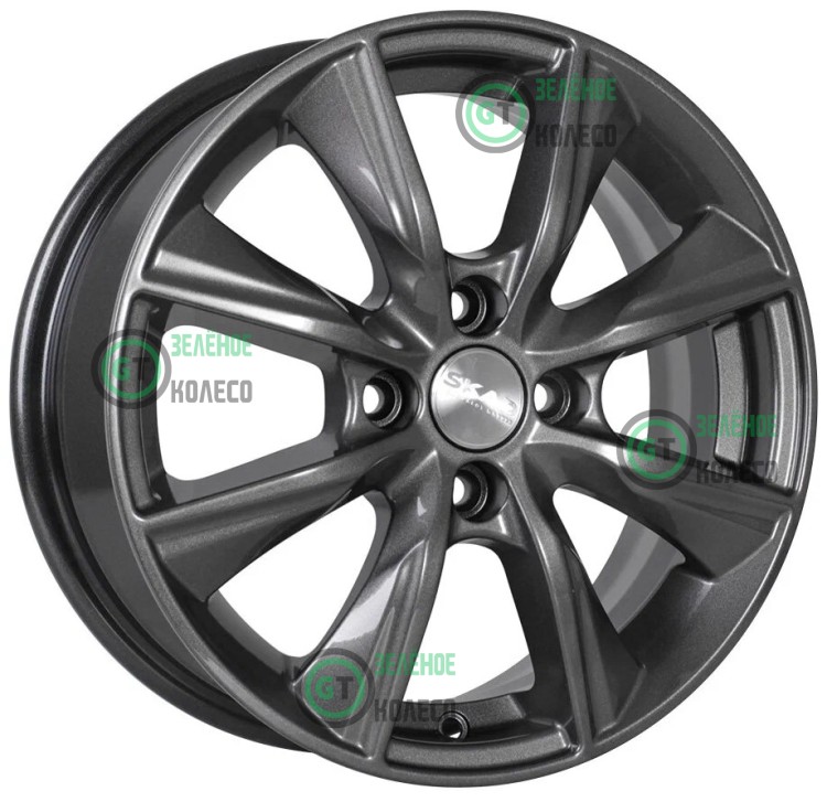 6xR15 4x100 ET45 D67.1 SKAD КЛ321 Порту Графит