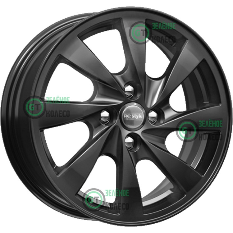 6xR15 4x98 ET33 D58.5 K&K КС928 Черный