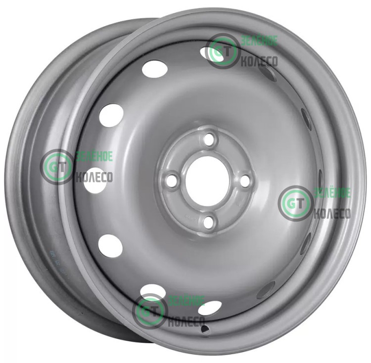6xR15 4x100 ET50 D60.1 ТЗСК Серебро (Lada Largus)