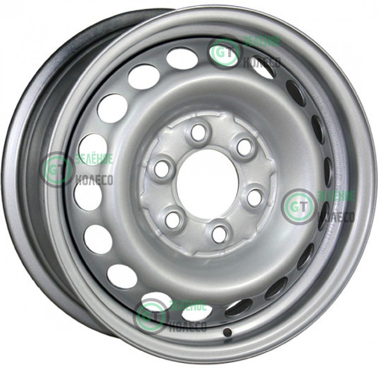 6.5xR16 5x120 ET51 D65.1 Trebl 9685 Silver