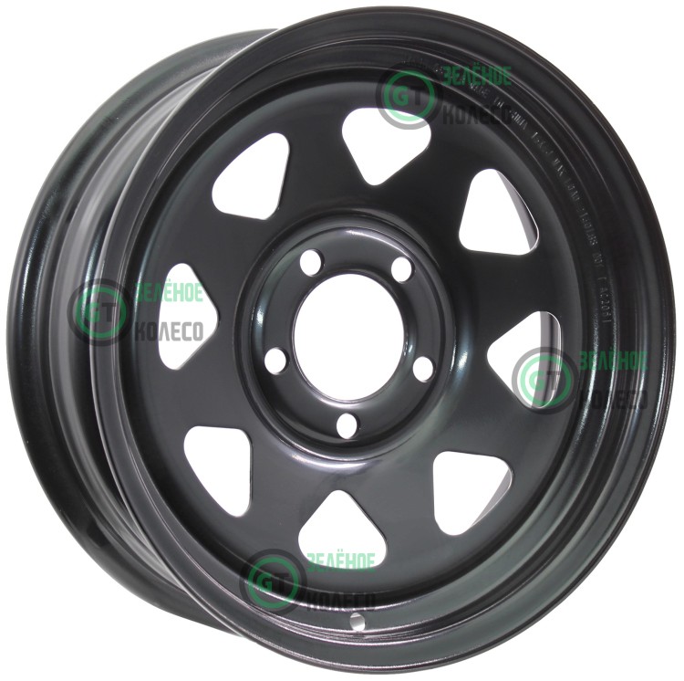 8xR15 5x139.7 ET-20 Dd108.7 Spoke BLACK Offroad