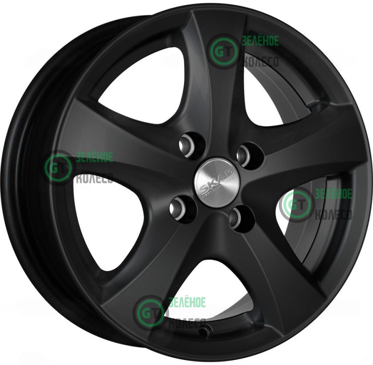 5.5xR14 4x98 ET35 D58.6 SKAD КЛ066 Уран-2 Черный бархат
