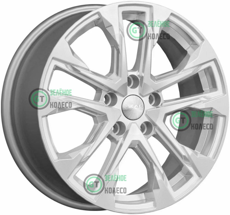 Шина 7xR17 5x114.3 ET43 D67.1 SKAD КЛ376 Атакор Селена в Омске