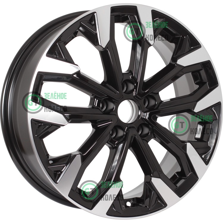 6.5xR17 5x114.3 ET50 D67.1 K&K КС1046 Морейн Алмаз черный 6.5xR17 5x114.3 ET50 D67.1 K&K КС1046 Морейн Алмаз черный