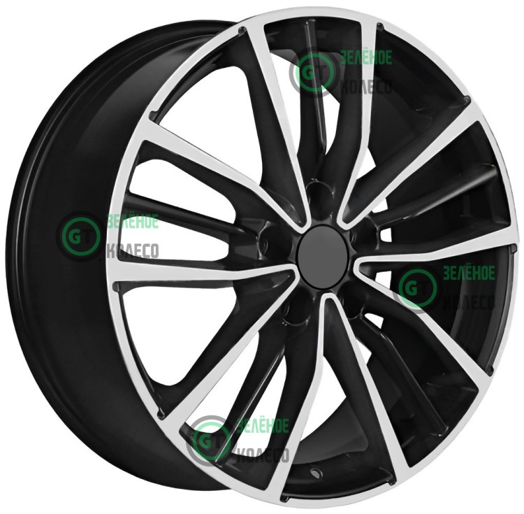 7xR18 5x114.3 ET45 D67.1 Khomen Wheels KHW1812 BLACK-FP