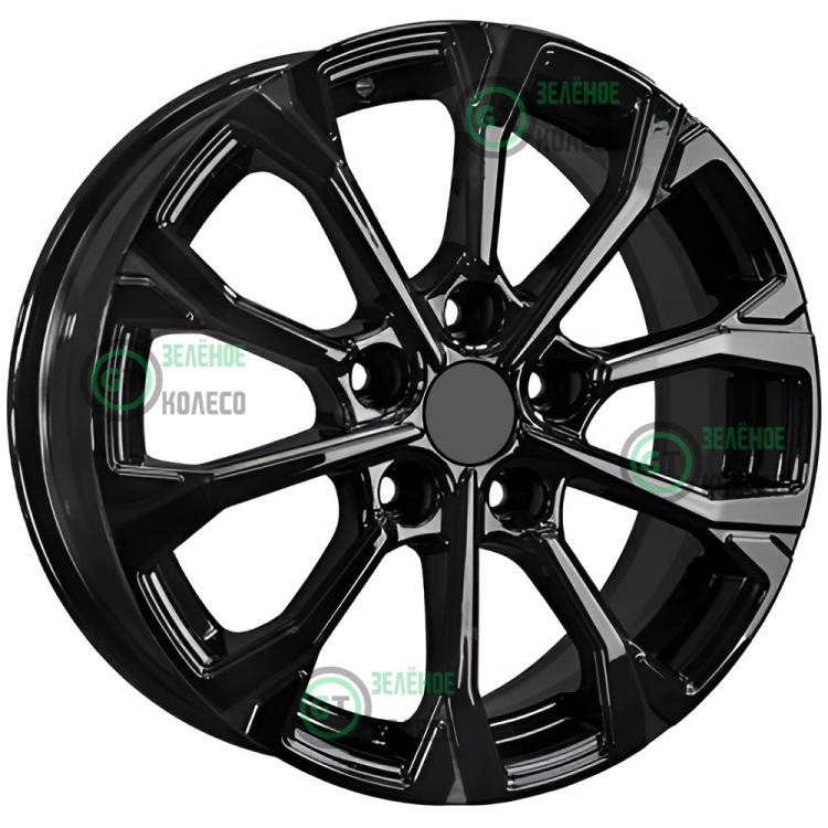 6.5xR16 5x114.3 ET50 D67.1 Khomen Wheels KHW1605 BLACK