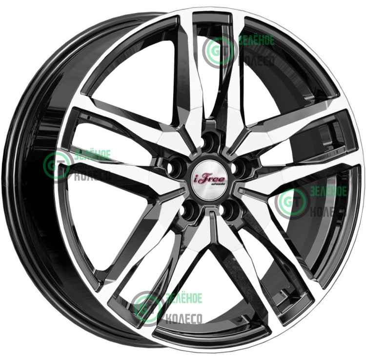 6.5xR18 5x108 ET43 D65.1 iFree КС1075 Бомбей Блэк Джек 6.5xR18 5x108 ET43 D65.1 iFree КС1075 Бомбей Блэк Джек