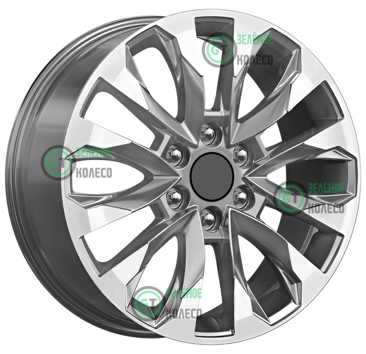 8xR20 6x139.7 ET42 D75.1 SKAD PS КР007 Diamond gloss graphite