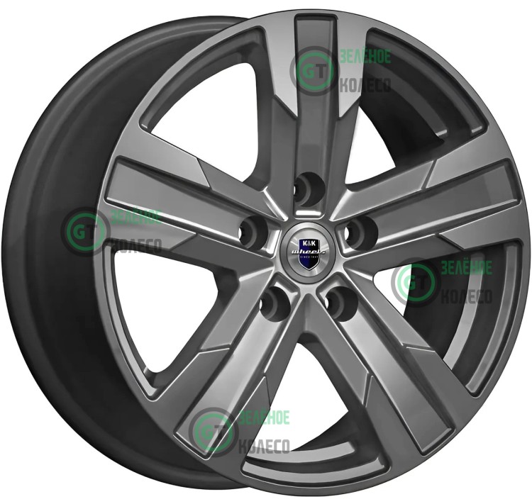 7xR16 5x100 ET35 D57.1 K&K КС1009 Висмут Дарк платинум