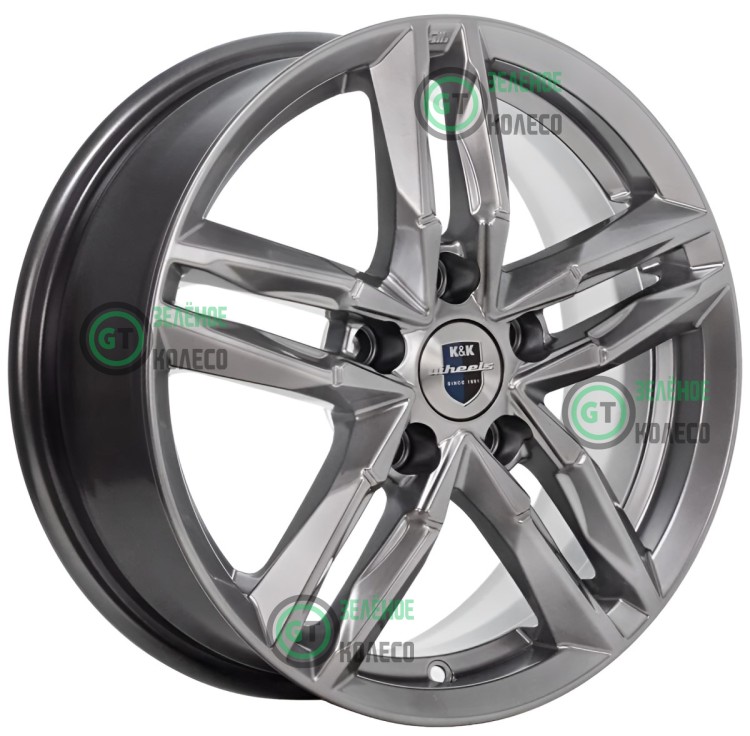 6xR16 5x105 ET39 D56.6 K&K КС731M Sayan Дарк платинум 6xR16 5x105 ET39 D56.6 K&K КС731M Sayan Дарк платинум