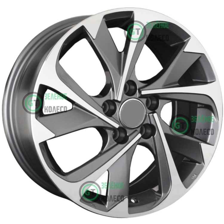 Шина 7xR17 5x114.3 ET35 Dd60.1 LegeArtis LX73 GMF в Омске