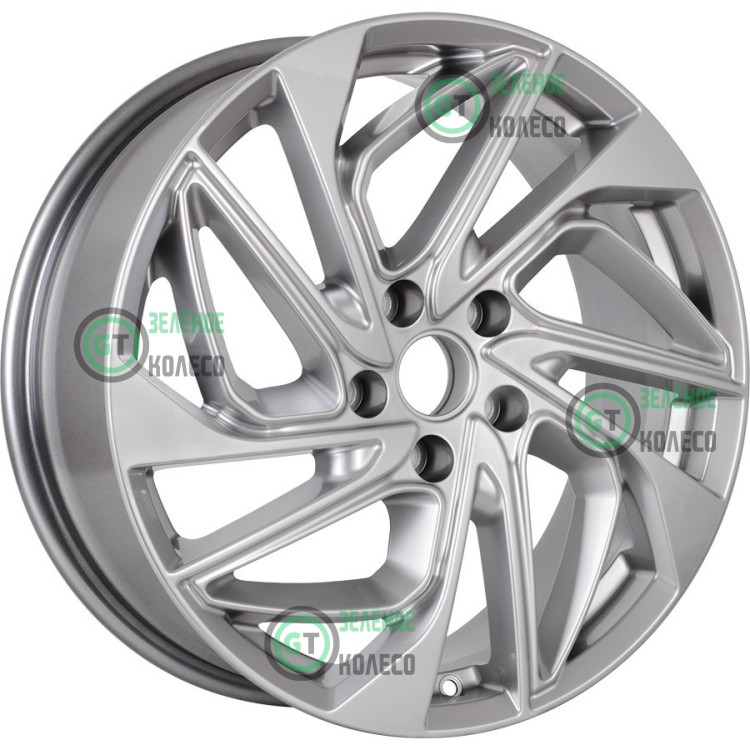 Шина 7xR18 5x114.3 ET45 D60.1 K&K КС883 Сильвер в Омске