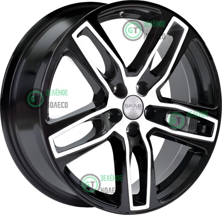 Шина 7xR18 5x100 ET48 D56.1 SKAD КЛ224 Женева Алмаз в Омске