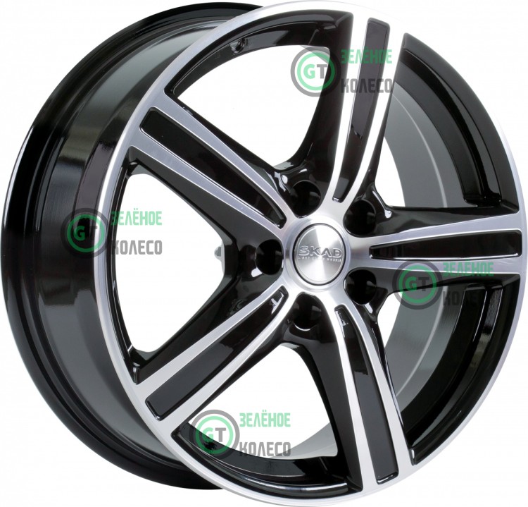 Шина 6.5xR17 5*114.3 ET39 D60.1 SKAD Адмирал Алмаз в Омске