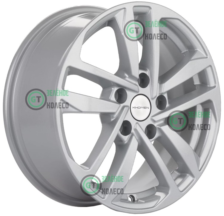 6.5xR16 5x114.3 ET50 D67.1 Khomen Wheels KHW1612 F-SILVER