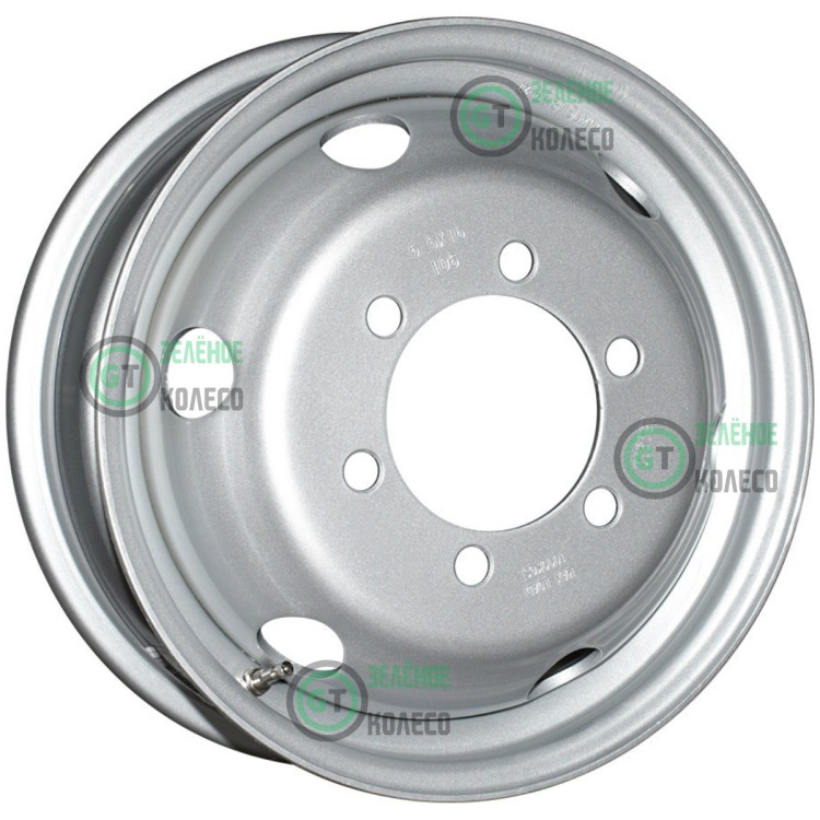 Шина 5.5xR16 6x170 ET106 D130 Asterro Silver Газель (Усил. Вент. 1100 кг) в Омске