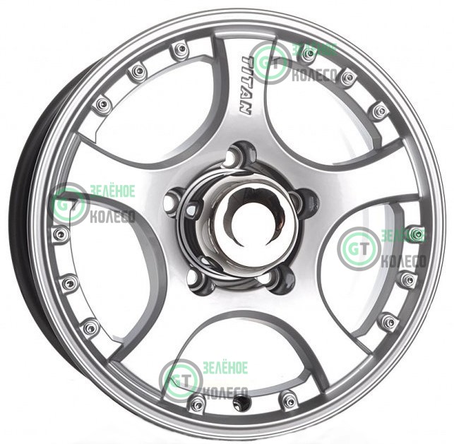 Шина 7xR16 5x139.7 ET20 Dd109.7 SKAD КЛ139 Титан Селена в Омске