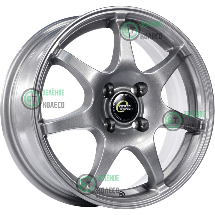5.5xR14 4x100 ET43 D60.1 Cross Street Cr-15 S 5.5xR14 4x100 ET43 D60.1 Cross Street Cr-15 S