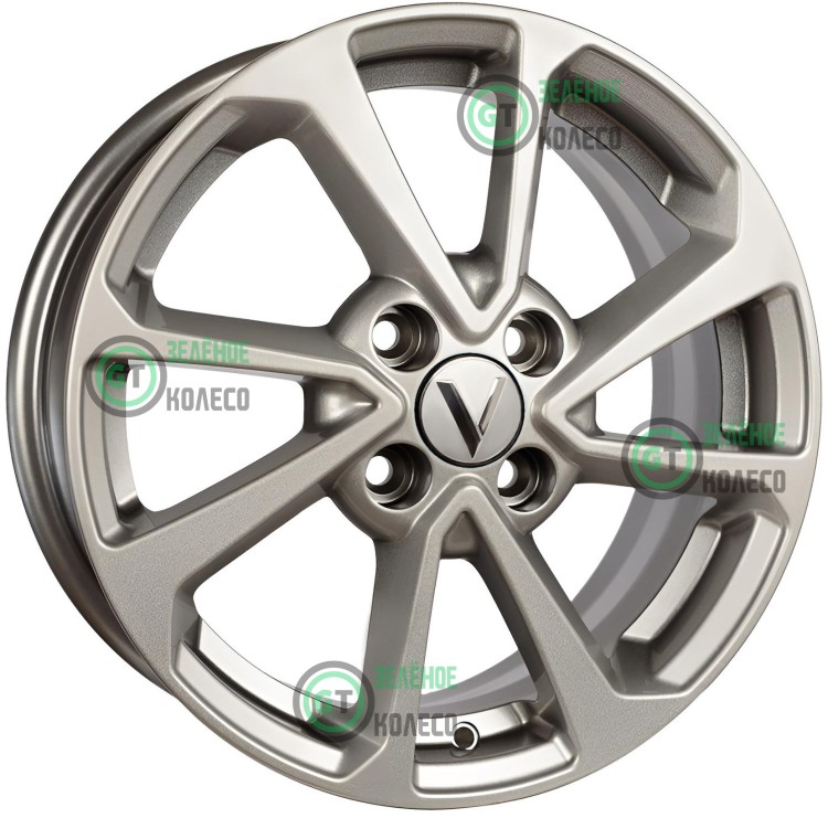 6xR15 4x100 ET50 D60.1 Вектор R105 Сильвер