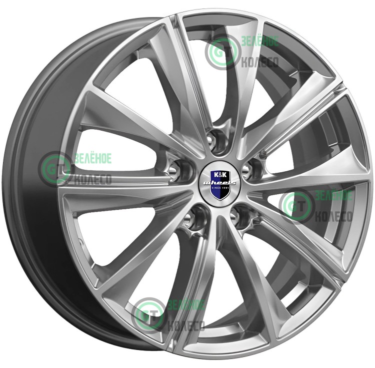 6xR15 4x100 ET40 D67.1 K&K КС896 Дарк платинум Арнар-оригинал
