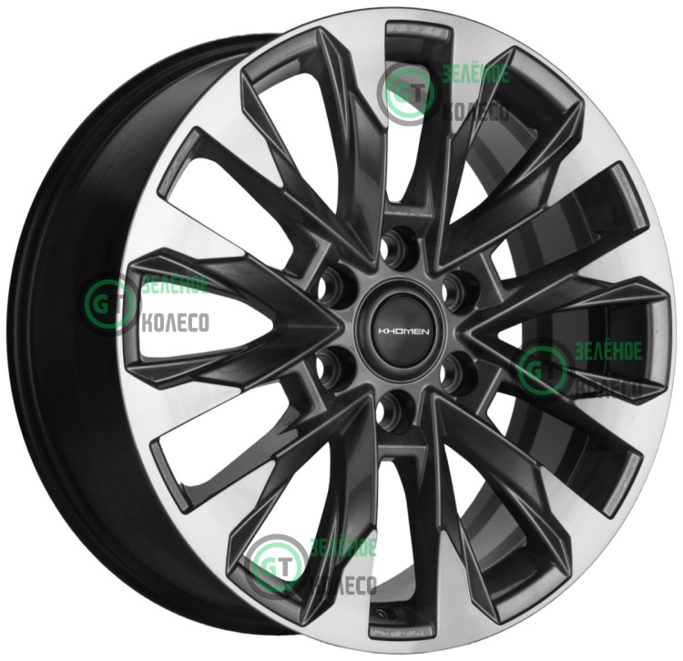 8xR20 6x139.7 ET36 DШт Khomen Wheels KHW2010 GRF