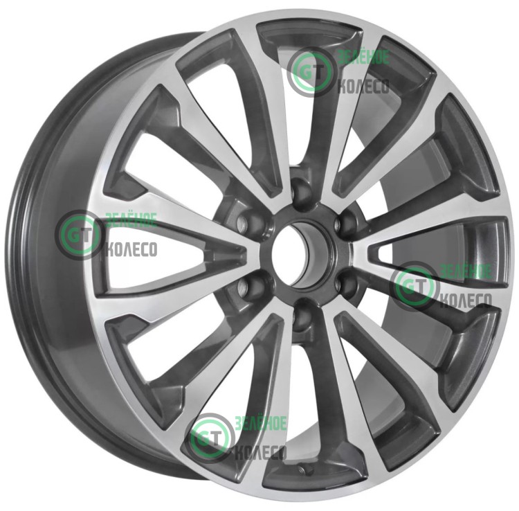 8.5xR20 6x139.7 ET25 D106.1 SKAD PS КР006 Diamond gloss graphite