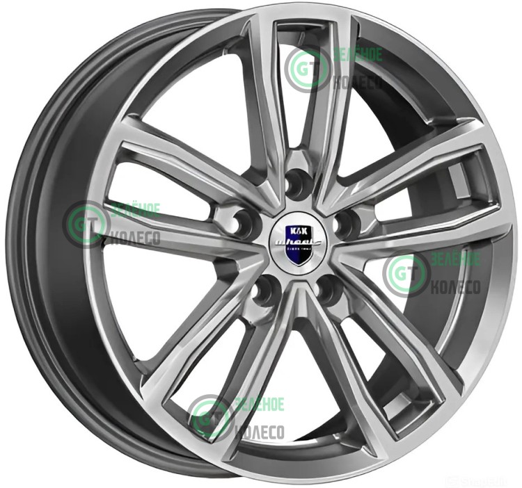 6.5xR17 5x114.3 ET37 D66.6 K&K КС1086 Каланг Дарк платинум
